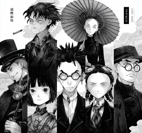 极速漫画首屏主视觉，展示漫画题材导览与阅读指南场景